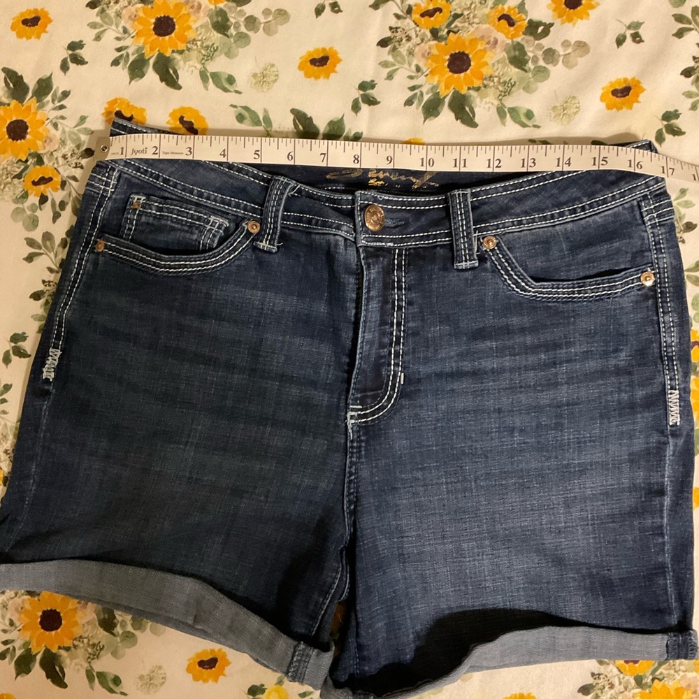 Seven7 Indigo Denim Rodeo Shorts